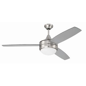 Phaze II - 3 Blade Ceiling Fan with Light Kit In Contemporary Style-17.71 Inches Tall and 52 Inches Wide - 1324962