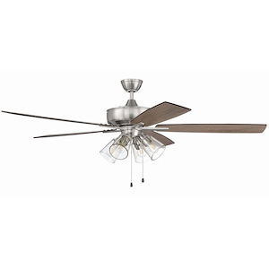 Super Pro 104 Series - 60 Inch 5 Blade Ceiling Fan with Light Kit - 1071865