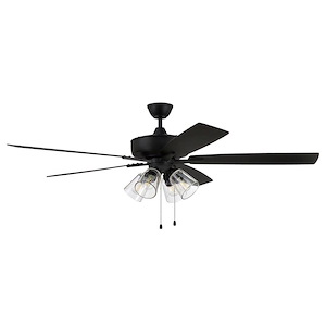 Super Pro 104 Series - 60 Inch 5 Blade Ceiling Fan with Light Kit - 1215924
