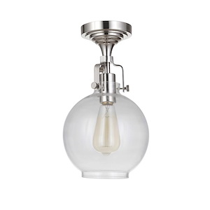 State House - One Light Semi-Flush Mount - 7.87 inches wide by 13.6 inches high - 918476