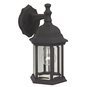 Hex - One Light Outdoor Wall Sconce in Traditional Style - 6.5 inches wide by 12.13 inches high - 179419