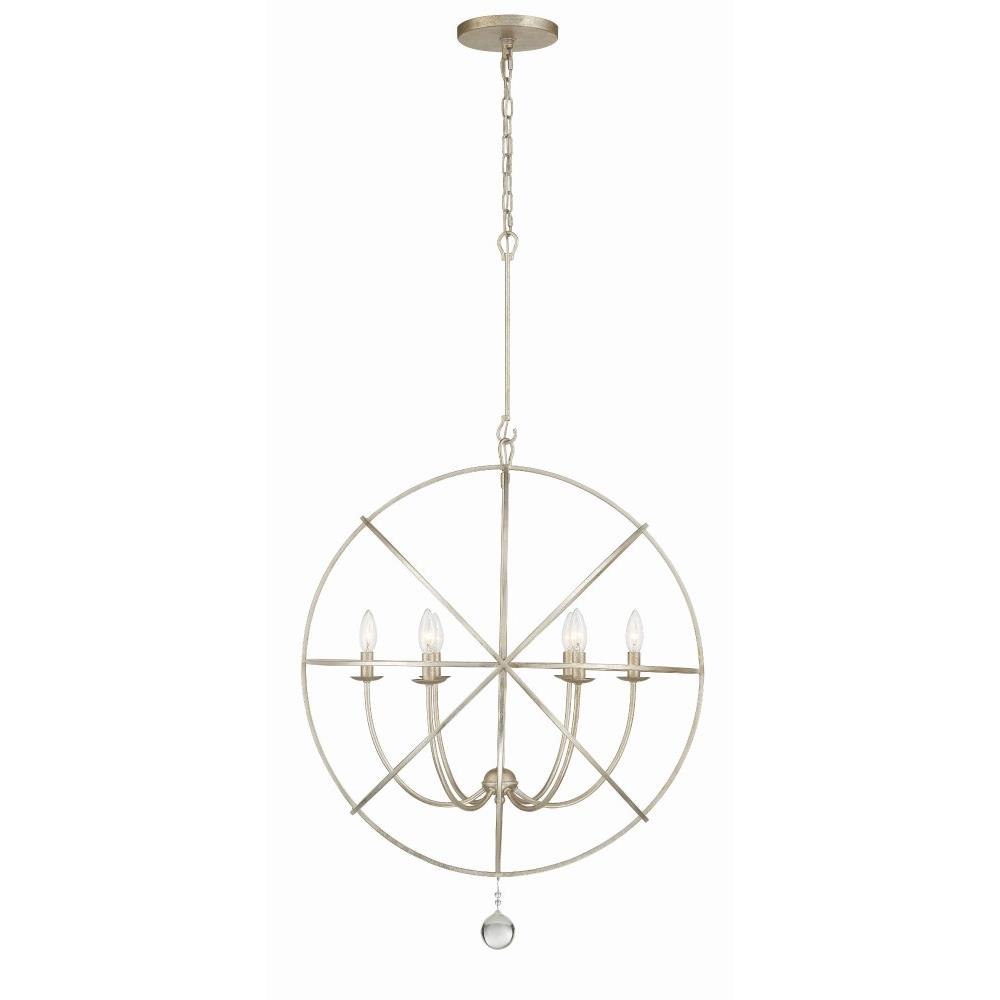 Crystorama Lighting 9228 Solaris Six Light Chandelier in