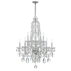 Crystal - Five Light Chandelier in Classic Style - 32 Inches Wide by 36 Inches High - 406172