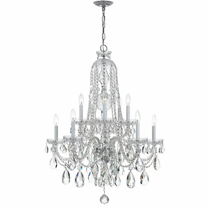 Crystal - Five Light Chandelier in Classic Style - 32 Inches Wide by 36 Inches High - 406172