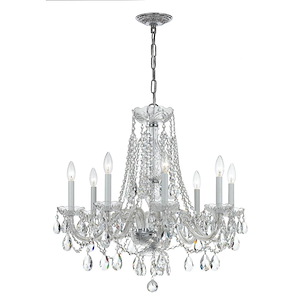 Crystal - Eight Light Chandelier in Classic Style - 26 Inches Wide by 26 Inches High - 406207