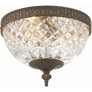 Cortland Flush Mount in Traditional and Contemporary Style - 8 Inches Wide by 8 Inches High - 1083624