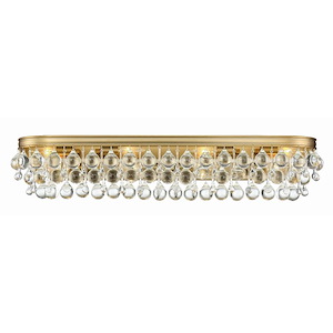 Calypso - Eight Light Wall Sconce in Minimalist Style - 33 Inches Wide by 6 Inches High - 406266