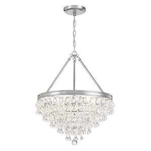 Calypso - Six Light Chandelier in Classic Style - 20 Inches Wide by 24 Inches High - 406264