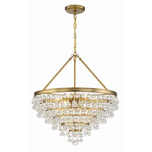 Calypso - Eight Light Chandelier in Classic Style - 25 Inches Wide by 27 Inches High - 406260