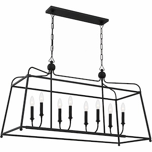 Sylvan - 8 Light Chandelier with No Shade In Modern Style-25 Inches Tall and 42 Inches Wide - 1279535