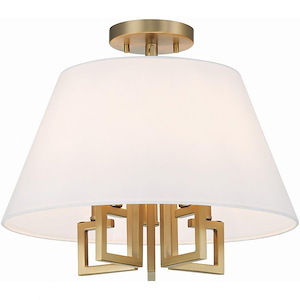 Westwood - 5 Light Semi-Flush Mount-13.25 Inches Tall and 16 Inches Wide - 1279533
