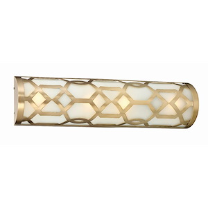 Jennings 1 Light Modern Wall Sconce in Traditional and Contemporary Style - 24 Inches Wide by 6.5 Inches High - 1083634