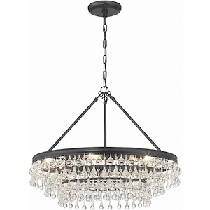 Calypso - 6 Light Chandelier-19.75 Inches Tall and 25 Inches Wide - 1295959
