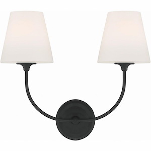 Sylvan - 2 Light Wall Mount-14.75 Inches Tall and 17 Inches Wide - 1283872