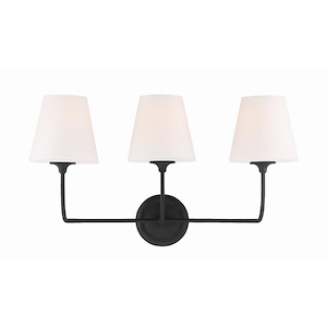 Sylvan 3 Light Bath Vanity in Classic Style - 23.25 Inches Wide by 13.25 Inches High - 1083639