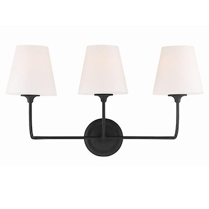 Sylvan 3 Light Bath Vanity in Classic Style - 23.25 Inches Wide by 13.25 Inches High - 1083639