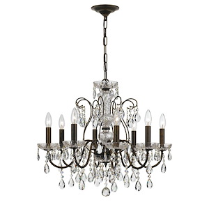 Butler - 8 Light Chandelier in Minimalist Style - 25.5 Inches Wide by 22 Inches High - 589276