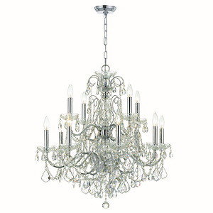 Imperial - Twelve Light Chandelier in Classic Style - 29.5 Inches Wide by 31 Inches High - 406369