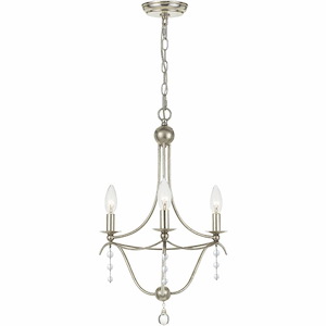 Metro - Three Light Chandelier In Traditional And Contemporary Style - 15.5 Inches Wide By 21.25 Inches High - 1208890