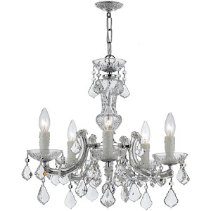 Maria Theresa - Five Light Chandelier in Classic Style - 20 Inches Wide by 19 Inches High - 406322