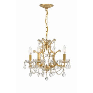 Filmore - Four Light Chandelier in Traditional and Contemporary Style - 17.5 Inches Wide by 15 Inches High - 406409