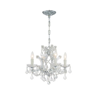 Maria Theresa - Four Light Mini Chandelier in Classic Style - 16.5 Inches Wide by 15 Inches High - 406400