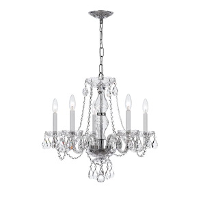Crystal - Five Light Chandelier in Classic Style - 21 Inches Wide by 22 Inches High - 467817