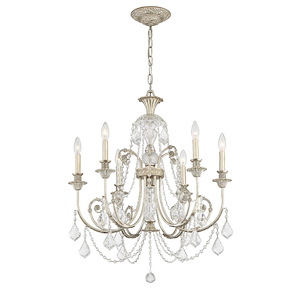 Regis - Six Light Chandelier in Classic Style - 26 Inches Wide by 30.25 Inches High - 406540