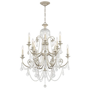 Regis - Twelve Light Chandelier in Classic Style - 32 Inches Wide by 41 Inches High - 406537