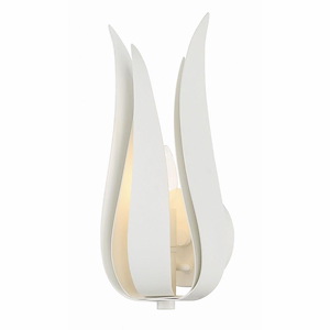Broche - One Light Wall Mount in Classic Style - 8 Inches Wide by 14 Inches High - 1083663
