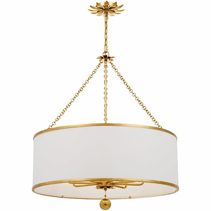 Broche - Eight Light Chandelier in Classic Style - 29 Inches Wide by 33.5 Inches High - 729473