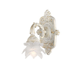 Paris Market - One Light Wall Sconce in Classic Style - 6.5 Inches Wide by 10 Inches High - 406633