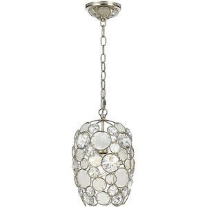 Palla - Light Mini Pendant In Classic Style - 8.5 Inches Wide By 13.75 Inches High - 1208893