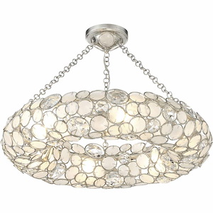 Palla - 6 Light Semi-Flush Mount-5.25 Inches Tall and 24 Inches Wide - 1320036