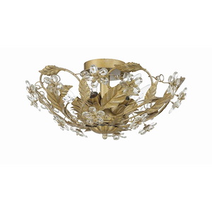 Sutton - 6 Light Ceiling Mount in Traditional and Contemporary Style - 16 Inches Wide by 8.5 Inches High - 406600