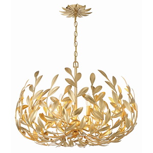 Broche - 6 Light Chandelier-19 Inches Tall and 27 Inches Wide - 1320039