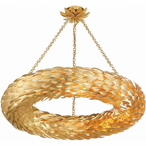 Broche - 8 Light Chandelier-5.75 Inches Tall and 33.5 Inches Wide - 1295927