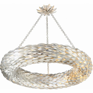 Broche - 8 Light Chandelier-5.75 Inches Tall and 33.5 Inches Wide - 1295927