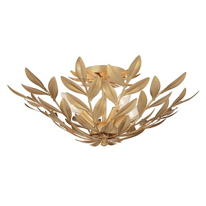 Broche - 4 Light Semi-Flush Mount-8.25 Inch Tall and 20.75 Inch Wide - 1366120