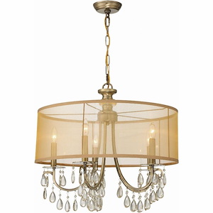 Hampton - Five Light Chandelier in Minimalist Style - 24 Inches Wide by 23 Inches High - 129374