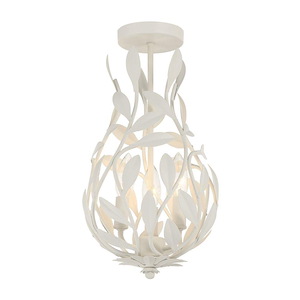 Broche - 3 Light Semi-Flush Mount-16.25 Inch Tall and 9 Inch Wide - 1394882