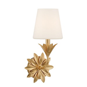 Broche - 1 Light Wall Sconce-15 Inch Tall and 6.5 Inch Wide - 1373362