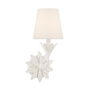 Broche - 1 Light Wall Sconce-15 Inch Tall and 6.5 Inch Wide - 1373362