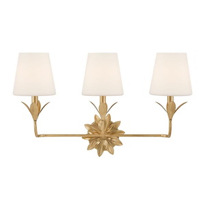 Broche - 3 Light Bath Vanity-15 Inch Tall and 25 Inch Wide - 1373363