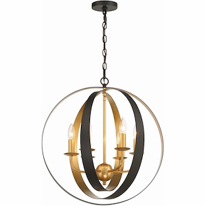 Luna - Six Light Sphere Chandelier - 1083670