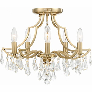 Cedar - 5 Light Semi-Flush Mount-16 Inches Tall and 18.5 Inches Wide - 1119020