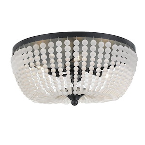 Rylee - Four Light Flush Mount in Classic Style - 18.5 Inches Wide by 7.5 Inches High - 1083690