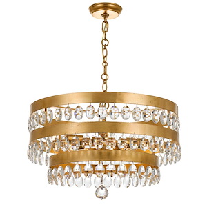 Perla - Five Light Chandelier in Classic Style - 22 Inches Wide by 14.25 Inches High - 1083698