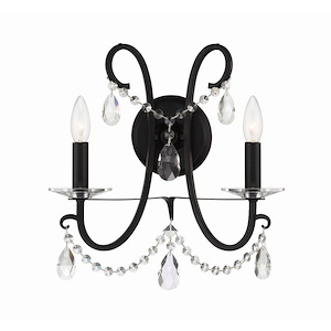 Othello - 2 Light Wall Mount-16 Inches Tall and 14 Inches Wide - 1119026