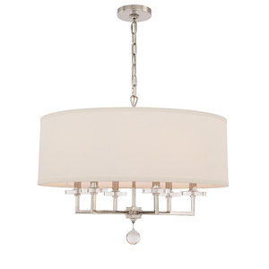 Paxton - Six Light Chandelier in Classic Style - 25.5 Inches Wide by 21 Inches High - 1083712